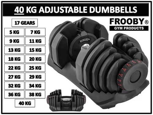 40kg adjustable dumbbell 5kg - adjustable,