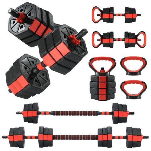 Octagonal adjustable dumbbell - octagonal,