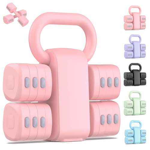Adjustable dumbbell set - 2-in-1,