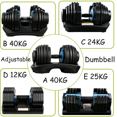 Adjustable dumbbell 40kg - adjustable,