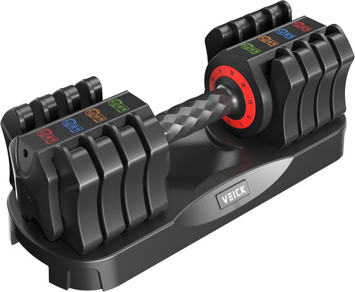 Adjustable dumbbell with - lb,