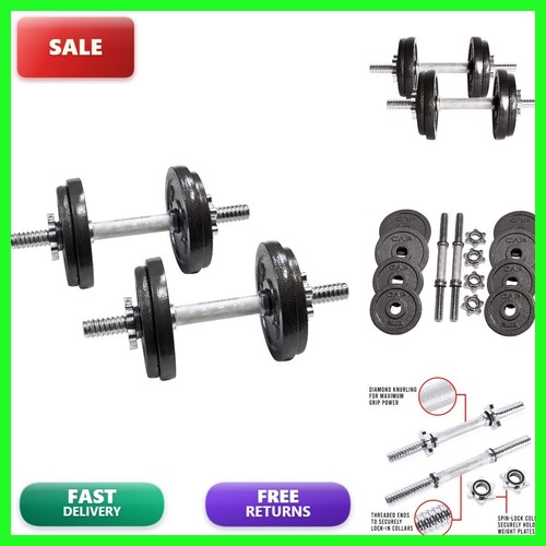 Cap barbell adjustable - barbell,