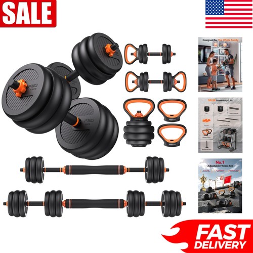 Adjustable dumbbell - 4-in-1,