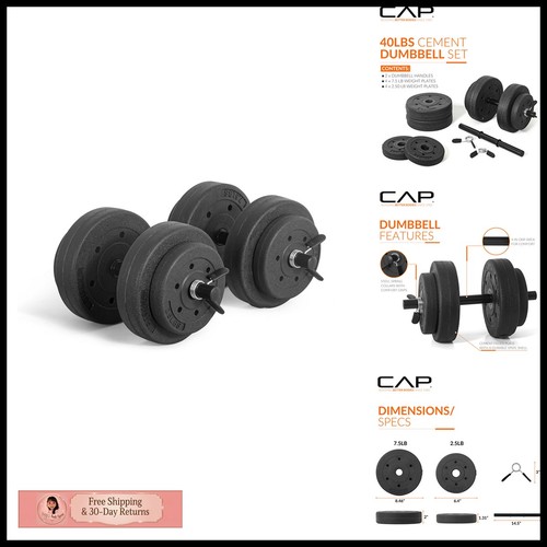Cap barbell pound - cap, 40-pound