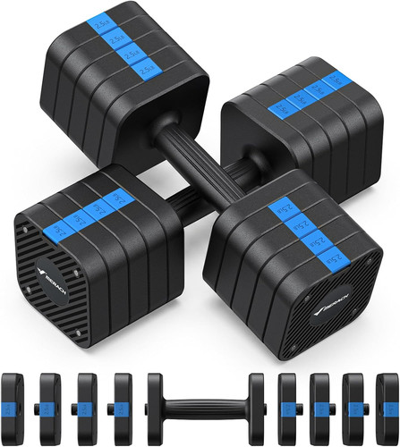 Adjustable dumbbells set - adjustable,