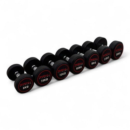 Round dumbbells cast - cast, iron