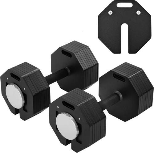 Adjustable dumbbell sets each - adjustable,