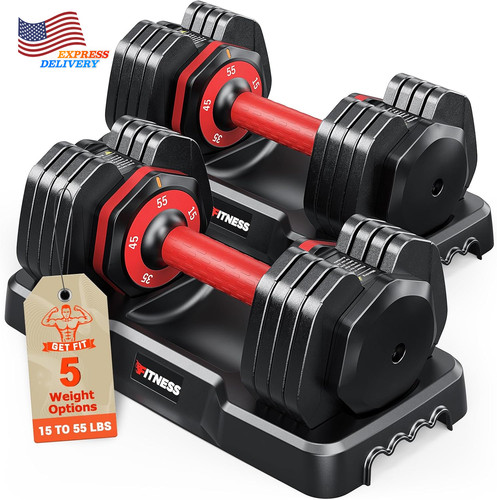 Set adjustable dumbbells - 2,