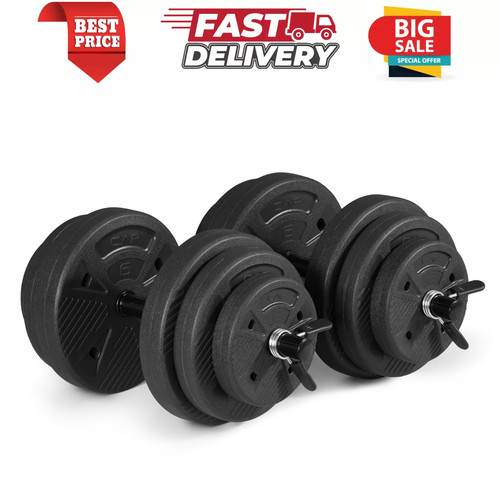Barbell adjustable vinyl - 50, lb