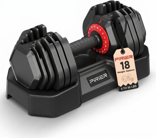Adjustable dumbbell set 50lb - adjustable,