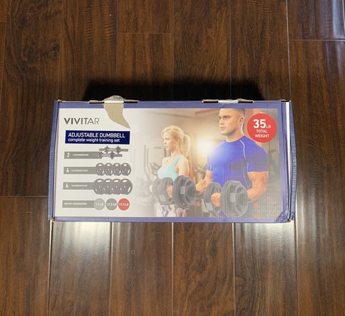 Vivitar adjustable dumbbells - vivitar,