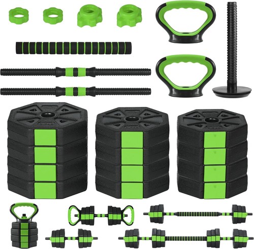4in1 adjustable dumbbells set - adjustable,