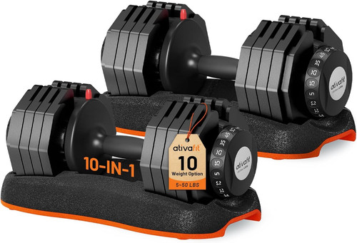 Adjustable dumbbell set 2 - set, of